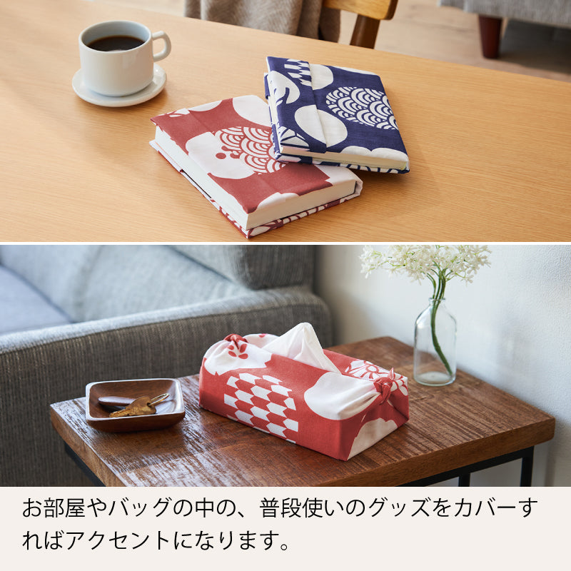 手ぬぐい タペストリ 縁起柄 伝統工芸 四季の雅オリジナル ロゴ紋づくし(大)