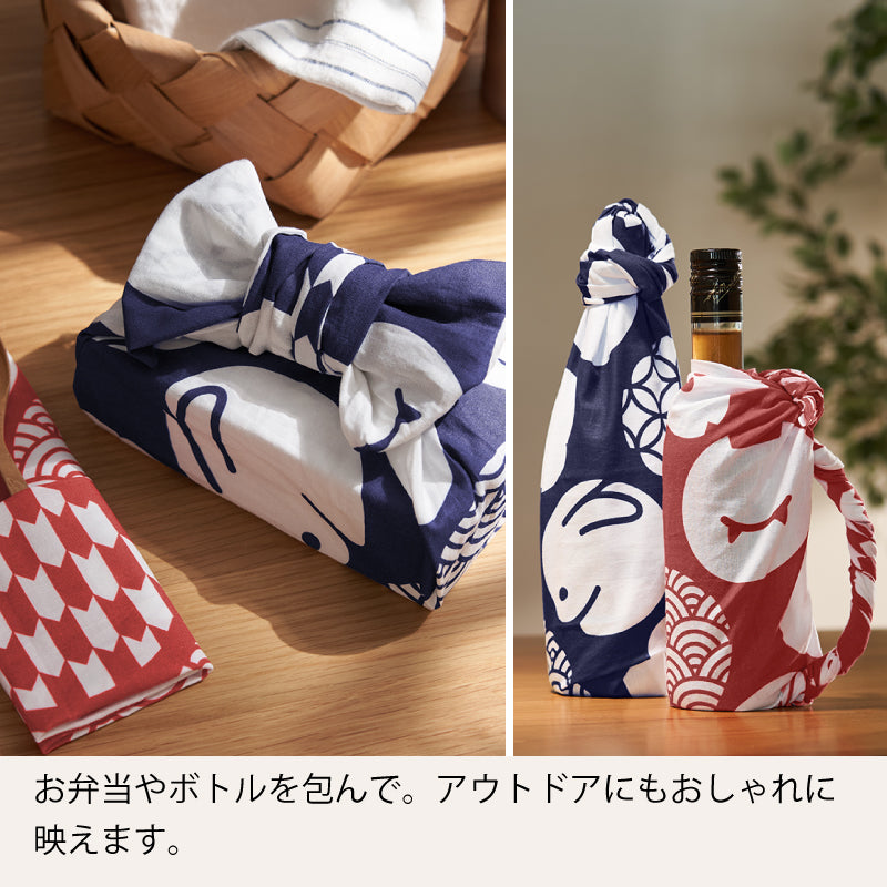 手ぬぐい タペストリ 縁起柄 伝統工芸 四季の雅オリジナル ロゴ紋づくし(大)