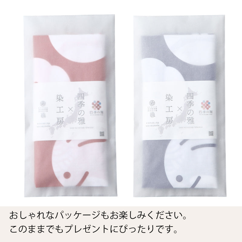 手ぬぐい タペストリ 縁起柄 伝統工芸 四季の雅オリジナル ロゴ紋づくし(大)