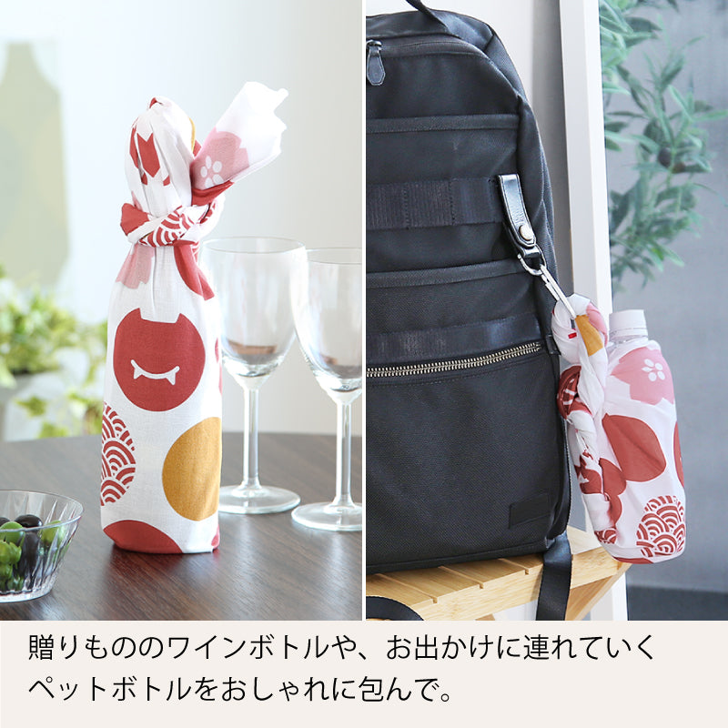 手ぬぐい タペストリ 縁起柄 伝統工芸 四季の雅オリジナル ロゴ紋づくし(マルチ)