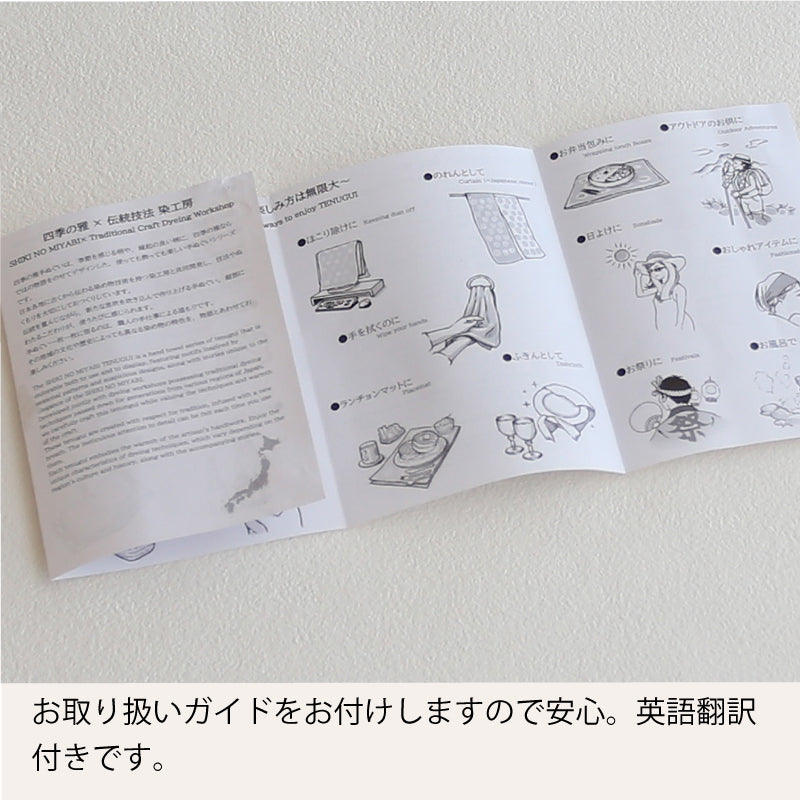 手ぬぐい タペストリ しだれ桜 伝統工芸 四季の雅オリジナル 春の花~桜鴬に扇