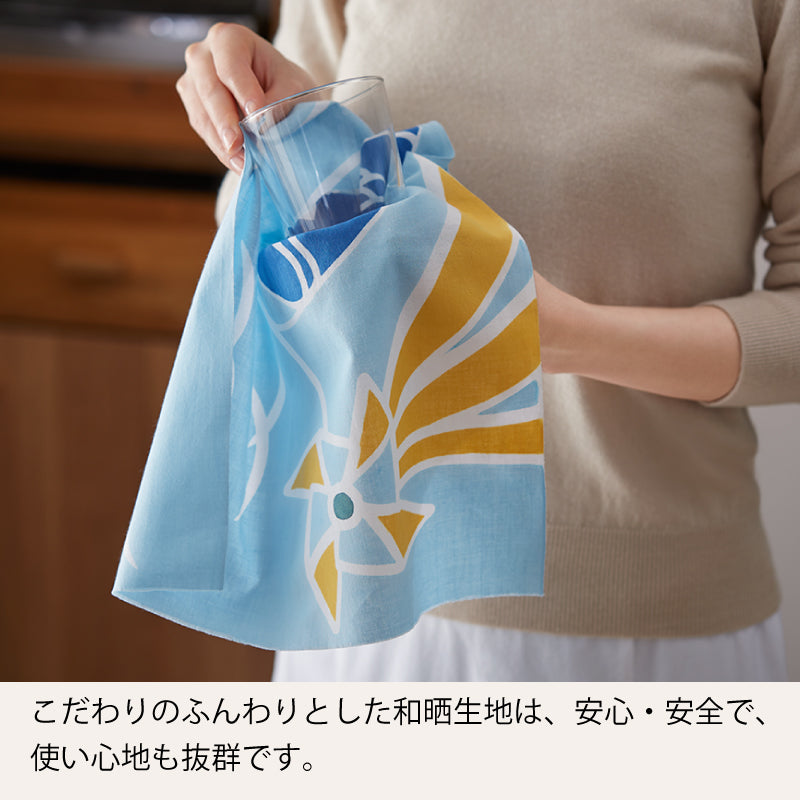 手ぬぐい タペストリ 鯉のぼり 伝統工芸 四季の雅 5月のお飾り柄 鯉のぼり一家