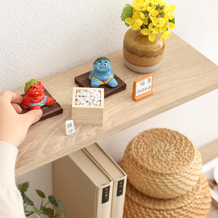 かわいい 置物 『赤鬼』『青鬼』 四季の雅 ちっちゃいものクラブ  (単品購入)