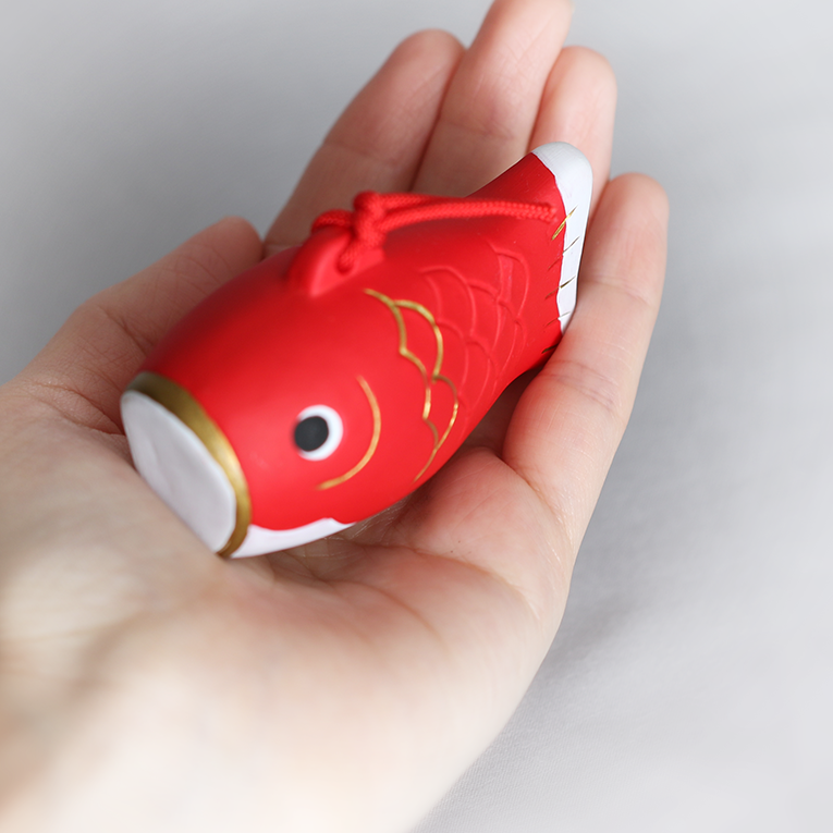 かわいい 置物 『赤鯉』『青鯉』 四季の雅 ちっちゃいものクラブ (単品購入)