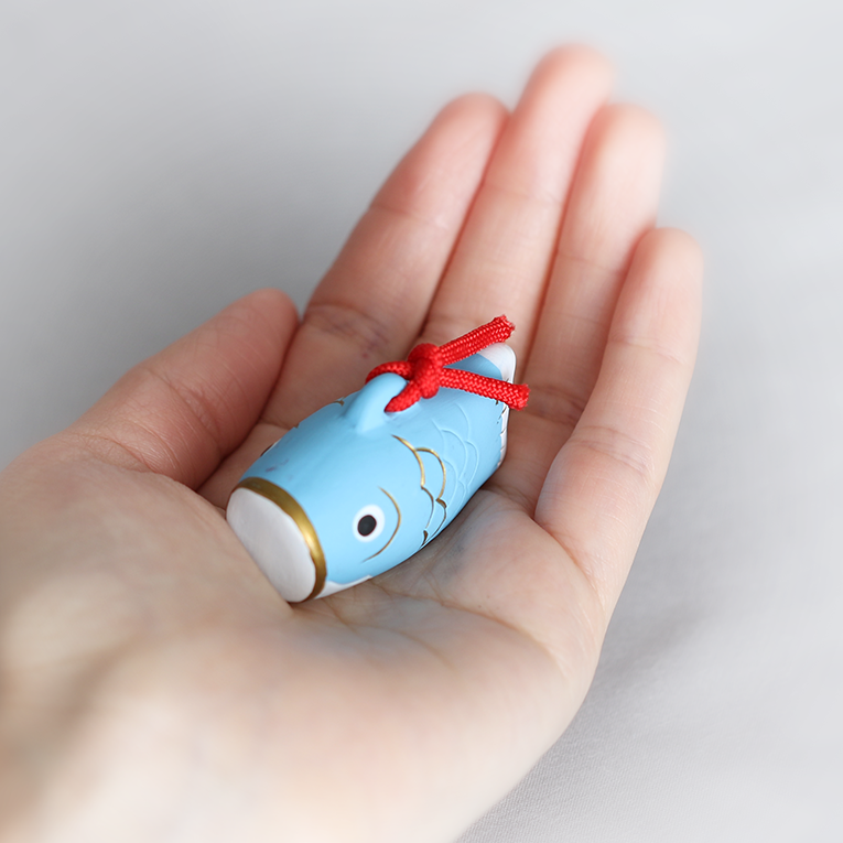 かわいい 置物 『赤鯉』『青鯉』 四季の雅 ちっちゃいものクラブ (単品購入)
