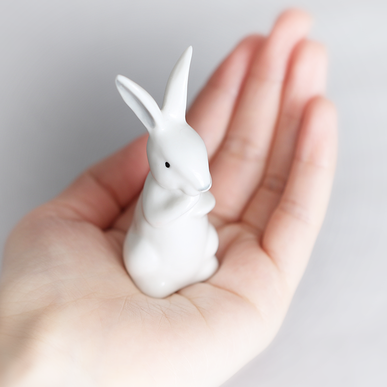 かわいい 置物 『うさぎ』 四季の雅 ちっちゃいものクラブ (単品購入)