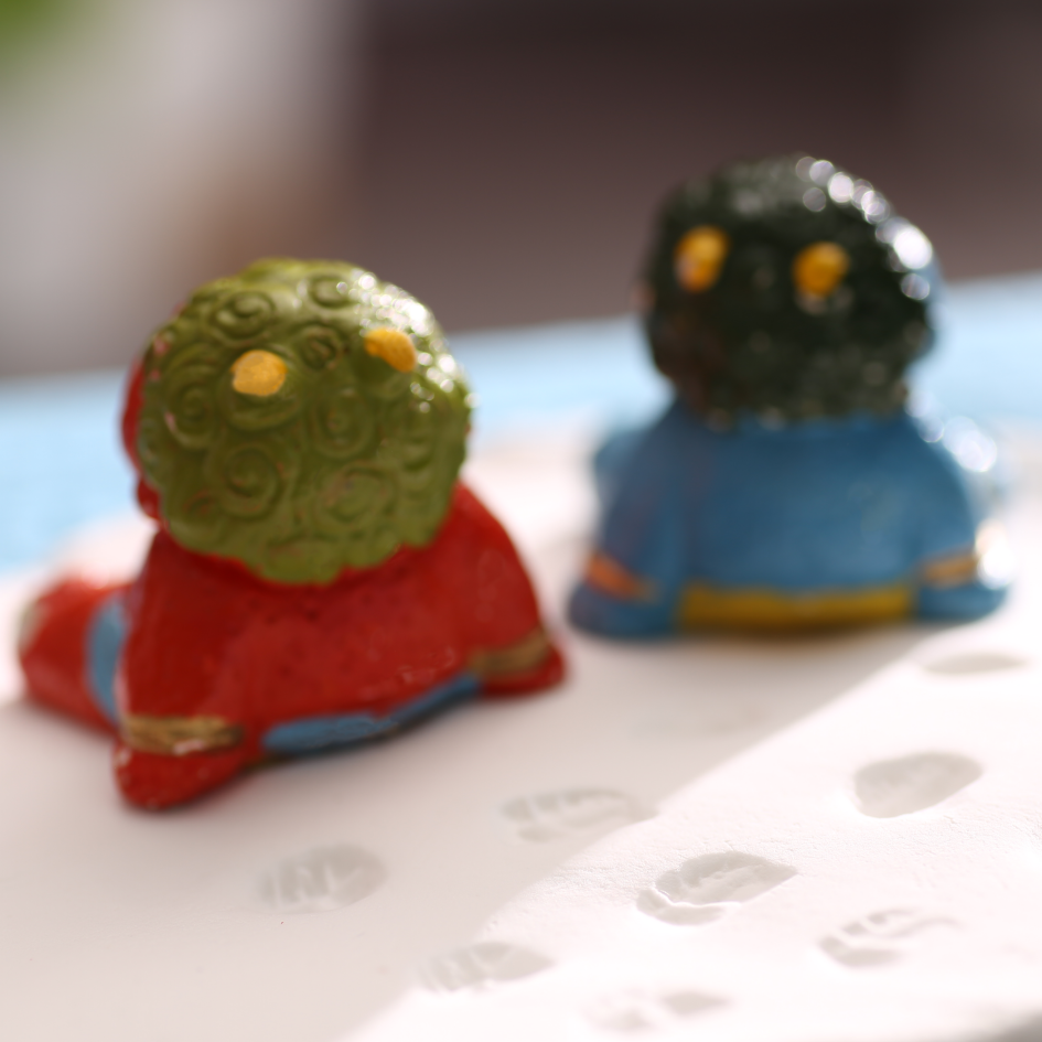 かわいい 置物 『赤鬼』『青鬼』 四季の雅 ちっちゃいものクラブ  (単品購入)