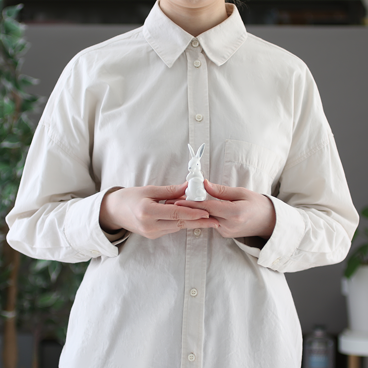 かわいい 置物 『うさぎ』 四季の雅 ちっちゃいものクラブ (単品購入)