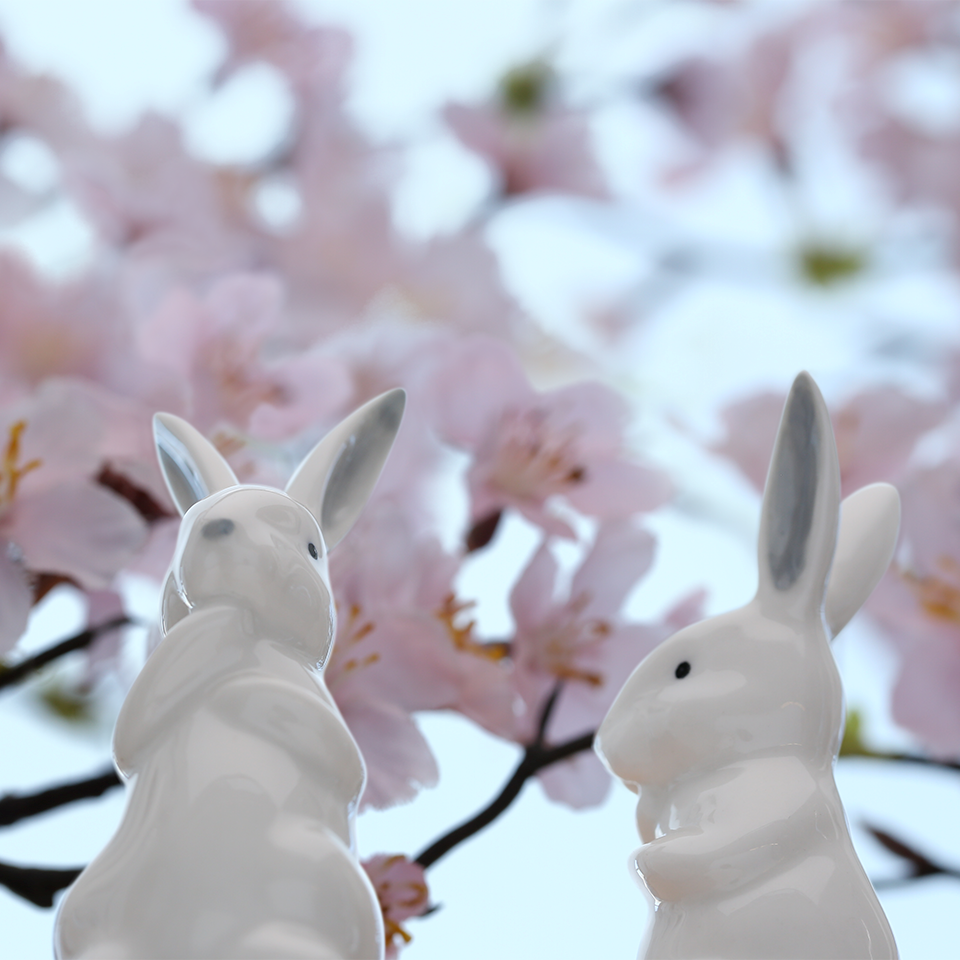 かわいい 置物 『うさぎ』 四季の雅 ちっちゃいものクラブ (単品購入)