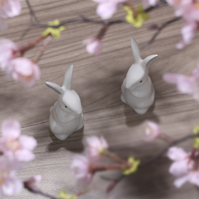 かわいい 置物 『うさぎ』 四季の雅 ちっちゃいものクラブ (単品購入)
